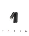 NOTTE * APLIQUE LECTOR MINI GU10 - NEGRO